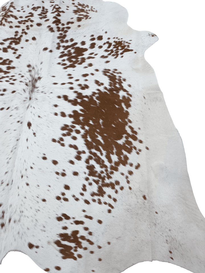 Brown Salt N Pepper Cowhide Rug #1479