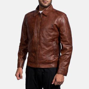 Mike Brown Leather Jacket