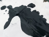 Black And White Cowhide Rug #1541