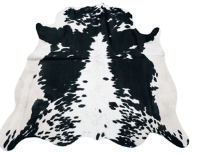 Black And White Cowhide Rug #1545