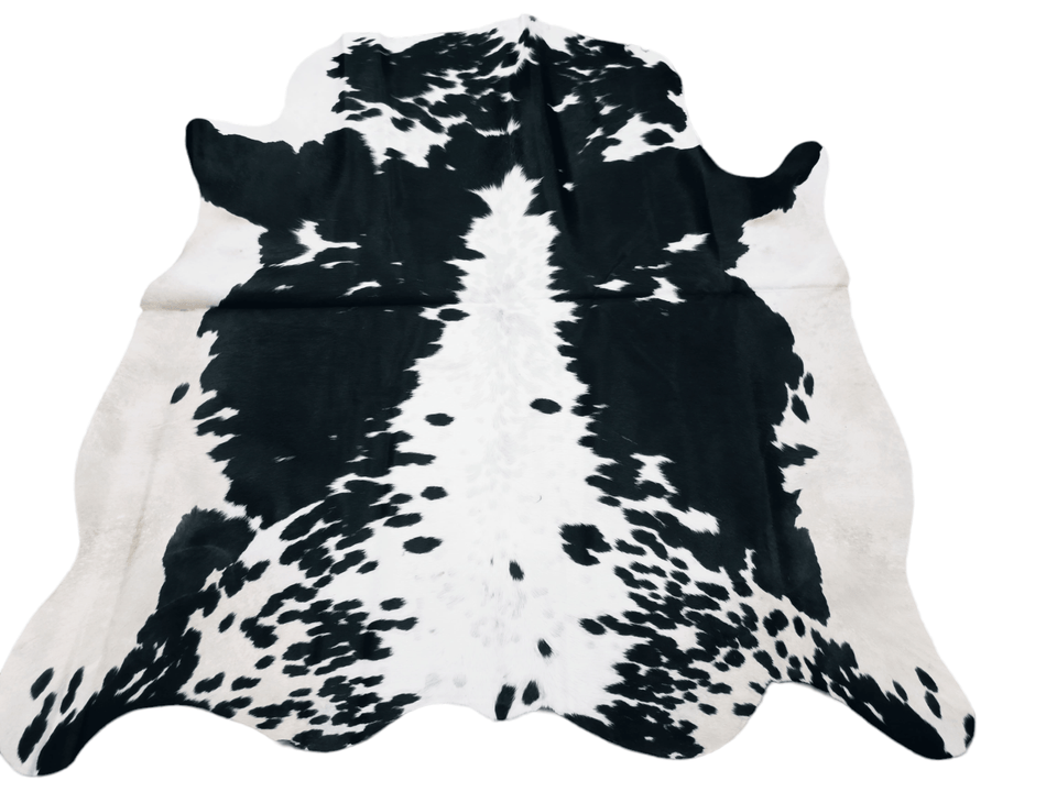Black And White Cowhide Rug #1545