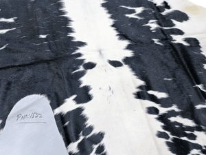 Black Spots On White Cowhide #1522