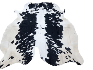 Black Spots On White Cowhide #1522