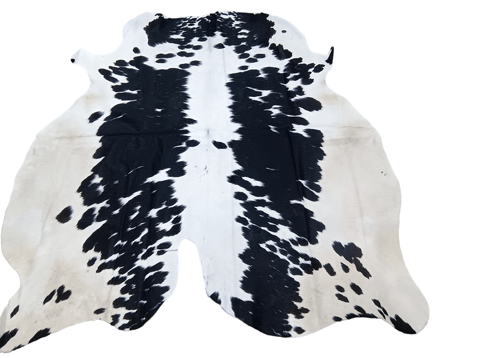 Black Spots On White Cowhide #1522