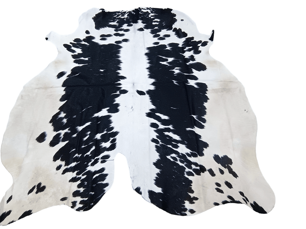 Black Spots On White Cowhide #1522