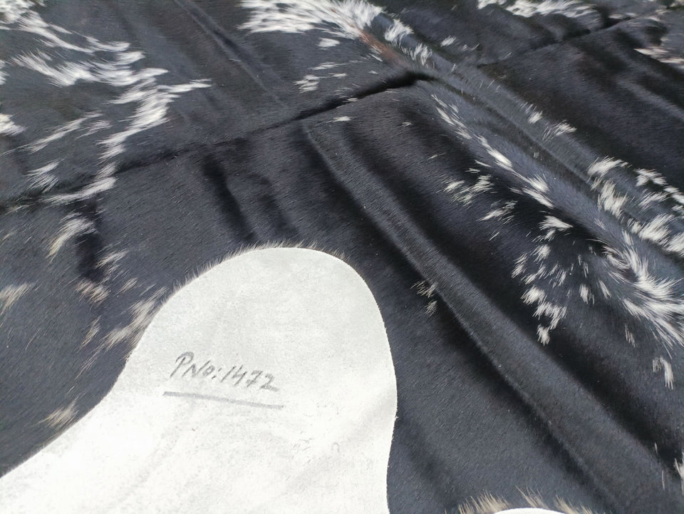 Black & White Cowhide Rug #1472