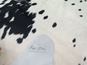 Black & White Cowhide Rug #1506
