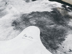 Black & White Cowhide Rug #1534