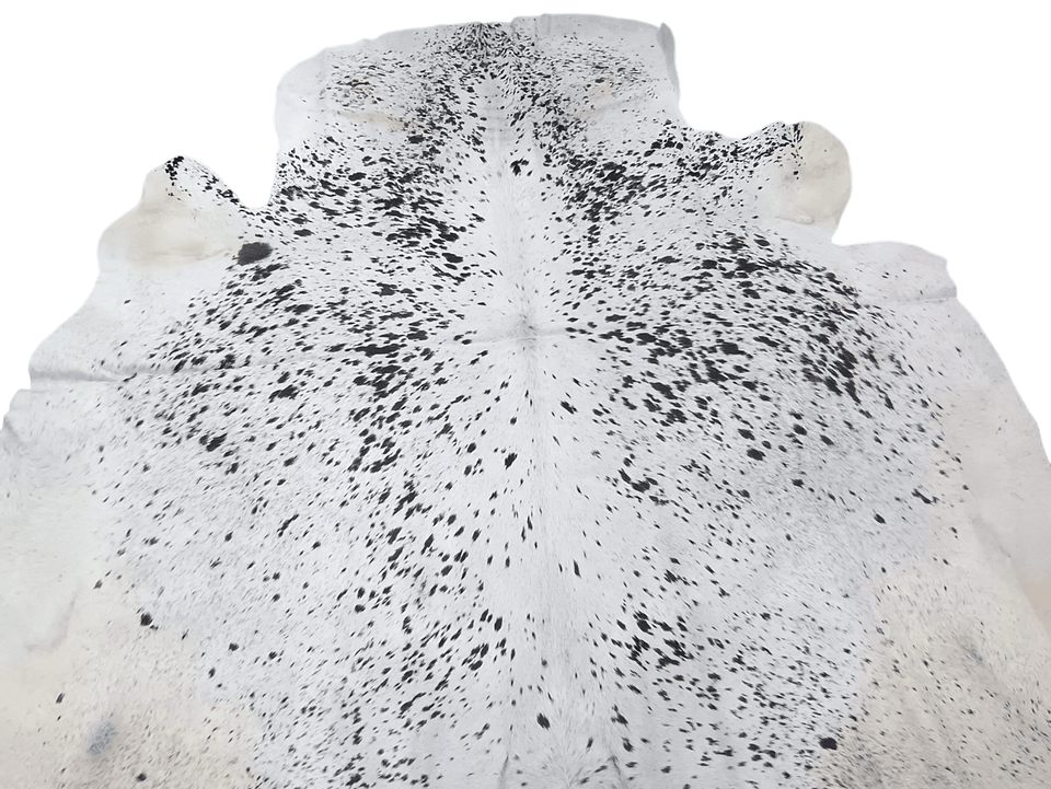 Brown Salt N Pepper Cowhide Rug #1501