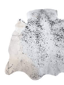 Brown Salt N Pepper Cowhide Rug #1501