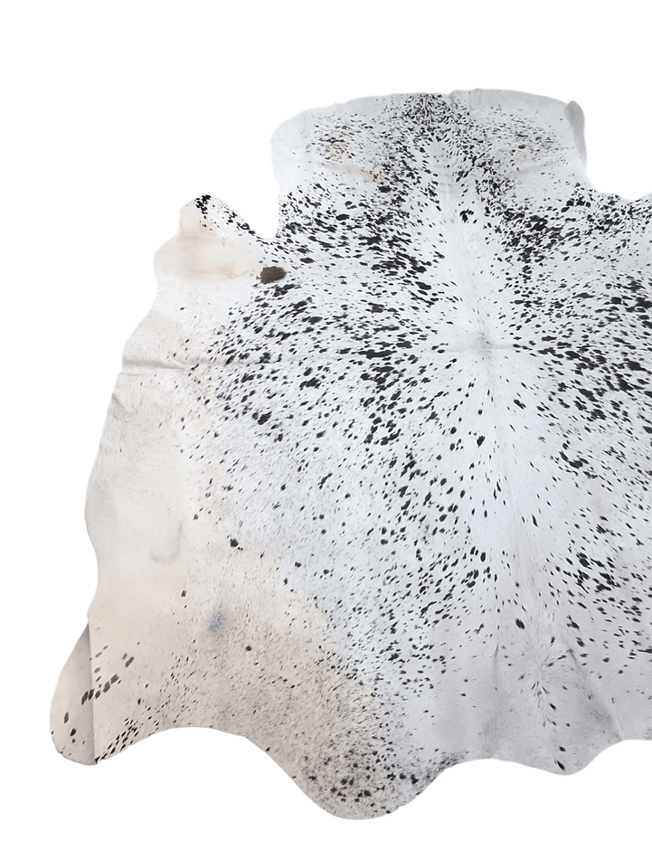 Brown Salt N Pepper Cowhide Rug #1501