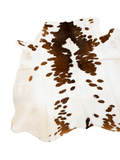 Brown Salt N Pepper Cowhide Rug #1519