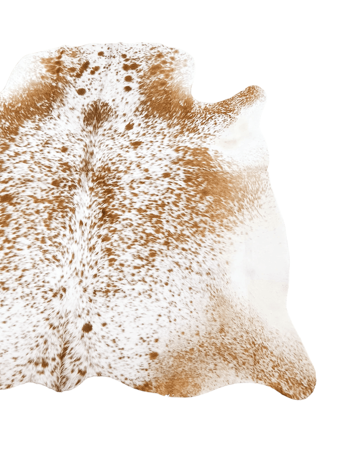 Brown Salt N Pepper Cowhide Rug #1493