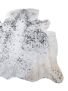 Brown Salt N Pepper Cowhide Rug #1501