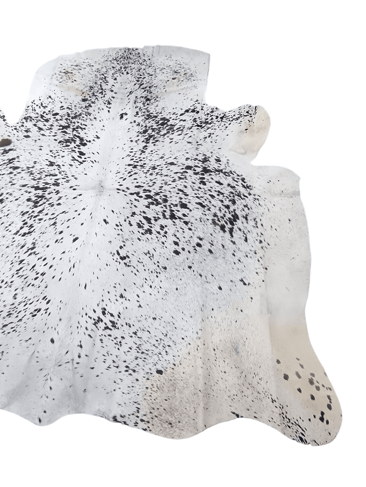 Brown Salt N Pepper Cowhide Rug #1501