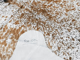Brown Salt N Pepper Cowhide Rug #1542