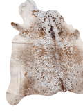 Brown Salt N Pepper Cowhide Rug #1542