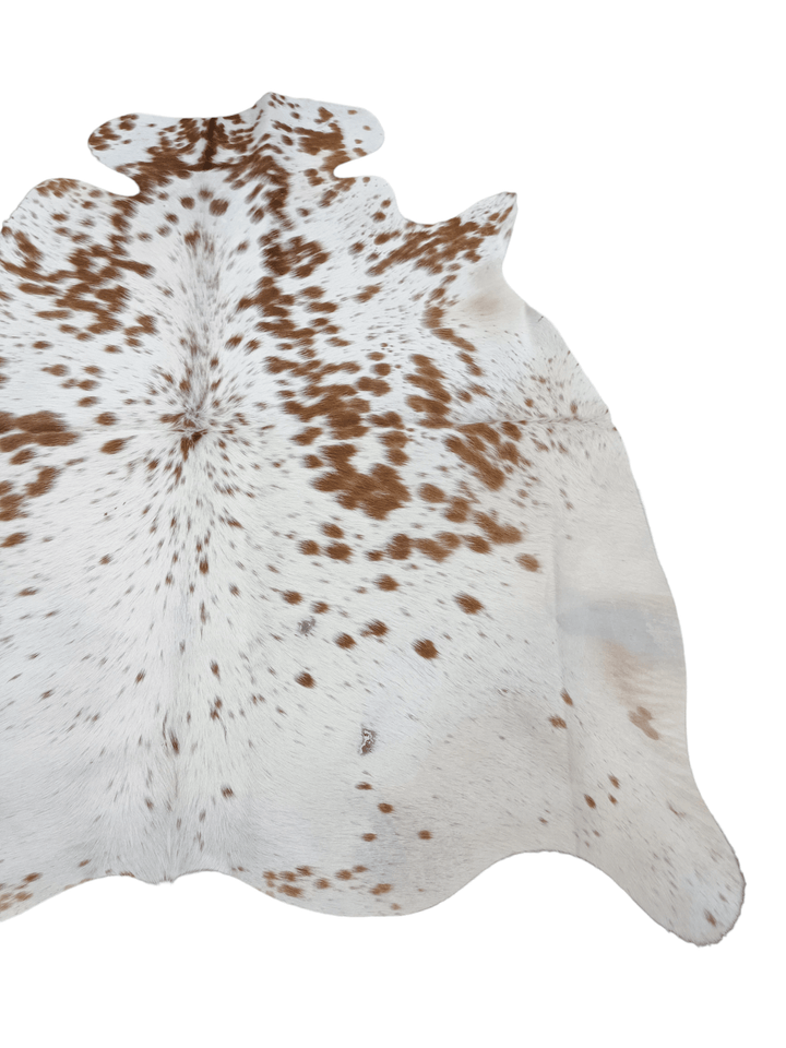 Brown Specked Cowhide Rug #1564
