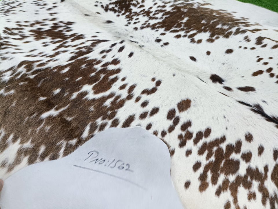 Brown Specked Cowhide Rug #1562