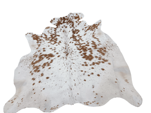 Brown Specked Cowhide Rug #1564