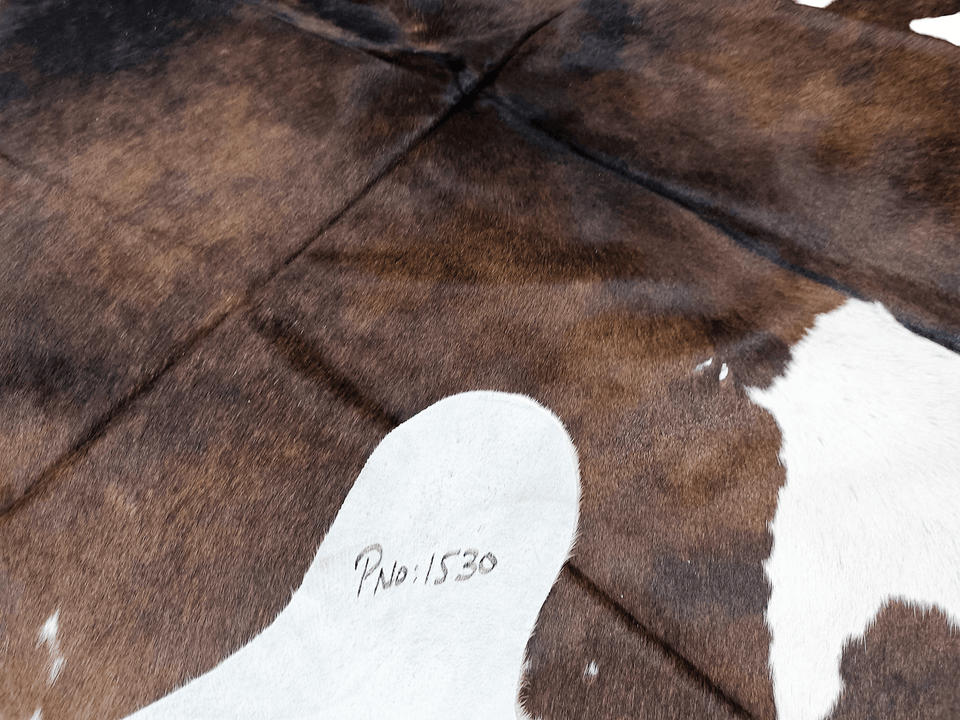 Brown & White Cowhide #1530