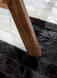 Flower Blocks Handmade Patchwork Cowhide Rug