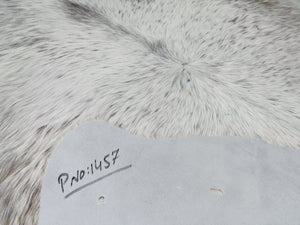 White Cowhide Rug #1457