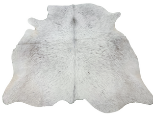White Cowhide Rug #1457