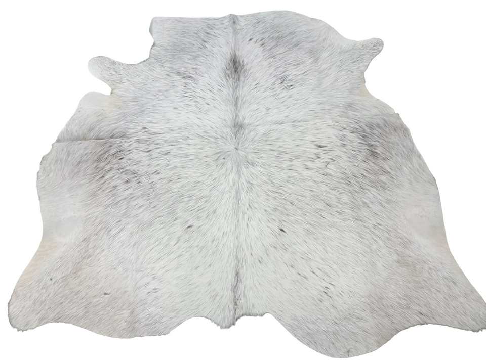White Cowhide Rug #1457