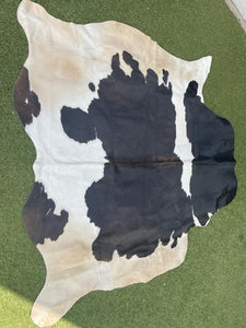 Beautiful Black And White Cow Hide Rug