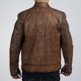 Desert Ranger Brown Leather Jacket Back