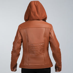 Vintage Leather Jacket Back