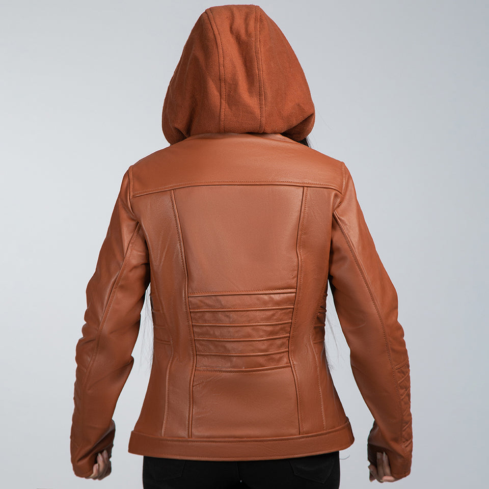 Vintage Leather Jacket Back