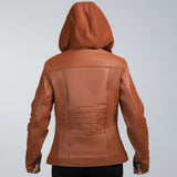 Vintage Leather Jacket Back