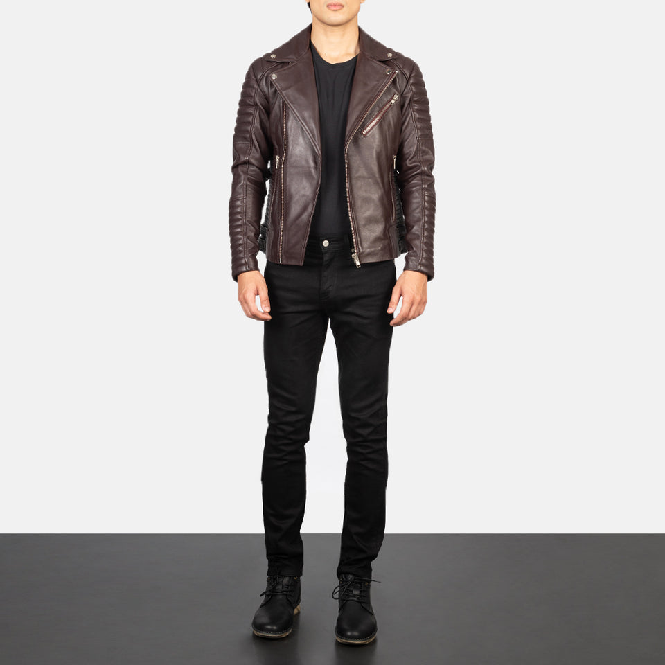 Classic Brown Leather Jacket