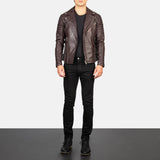 Classic Brown Leather Jacket