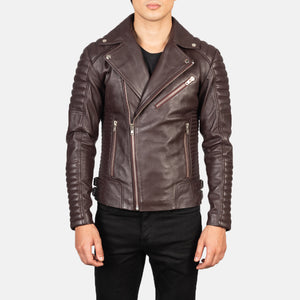 Classic Brown Leather Jacket