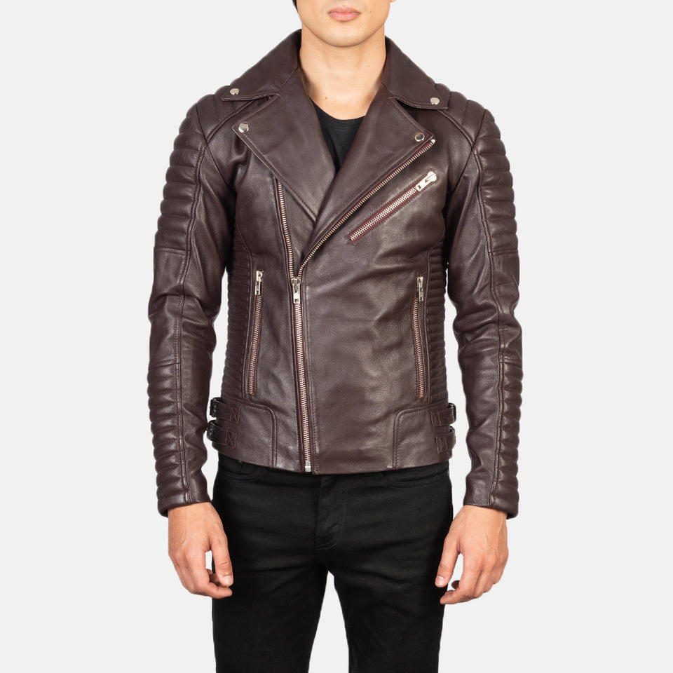 Classic Brown Leather Jacket