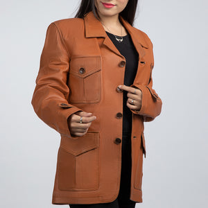 Trench Coat Open Side Pose 