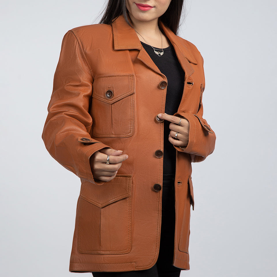 Trench Coat Open Side Pose 