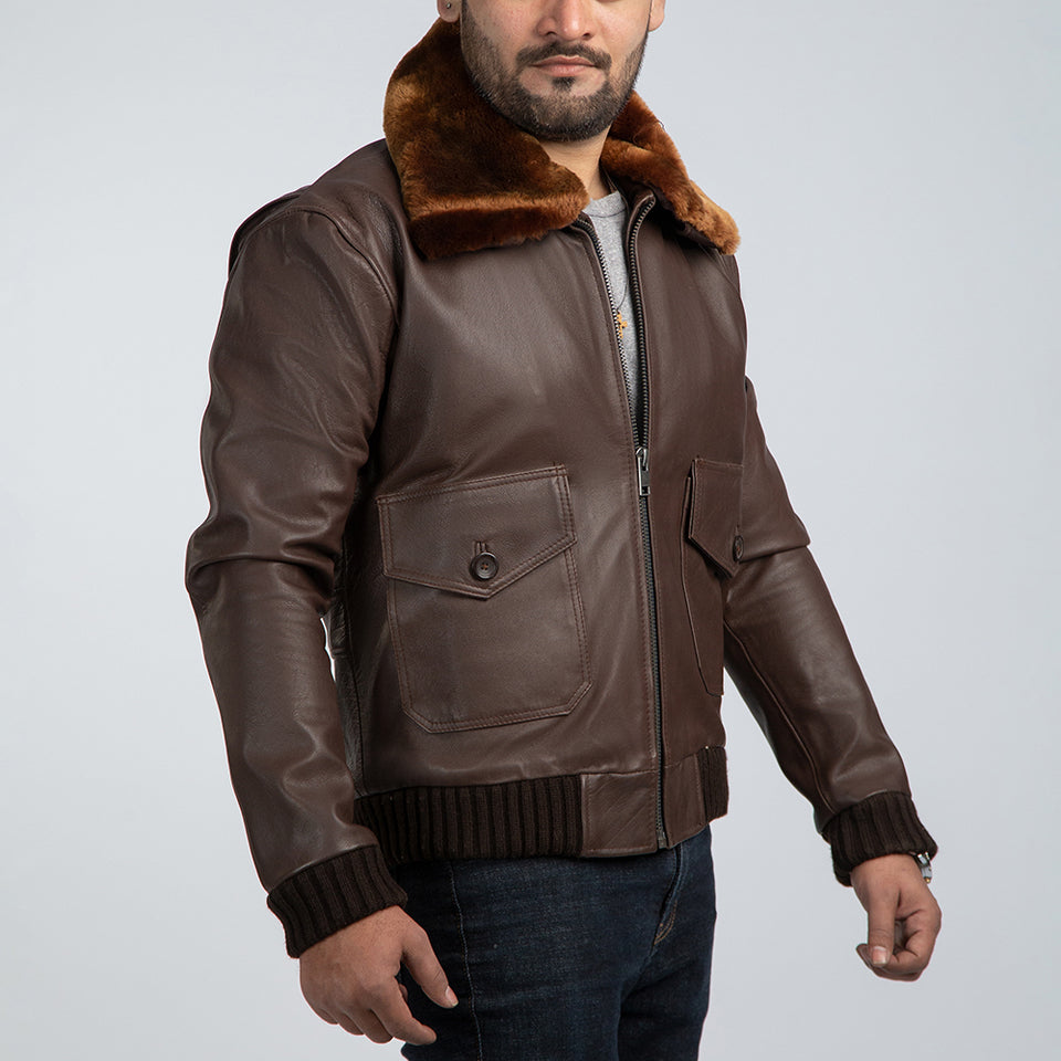 Bomber Jacket Side Pose