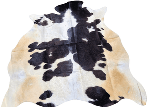 Black And White Cowhide Rug #1436