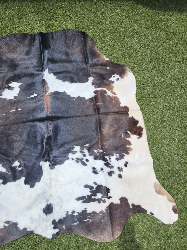 Dark Brown Cowhide Rug #1433