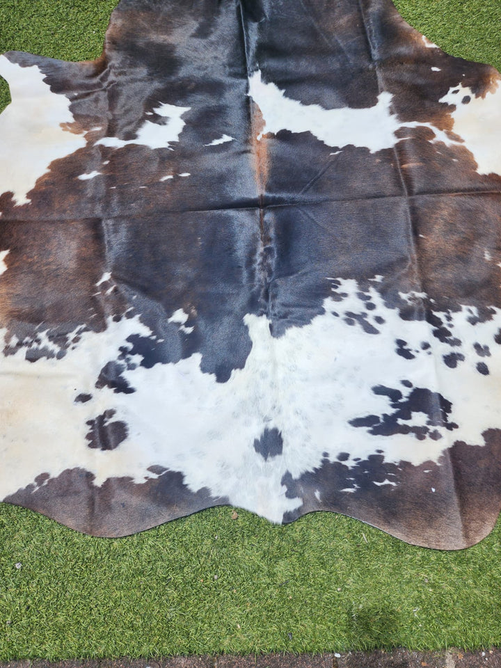 Dark Brown Cowhide Rug #1433