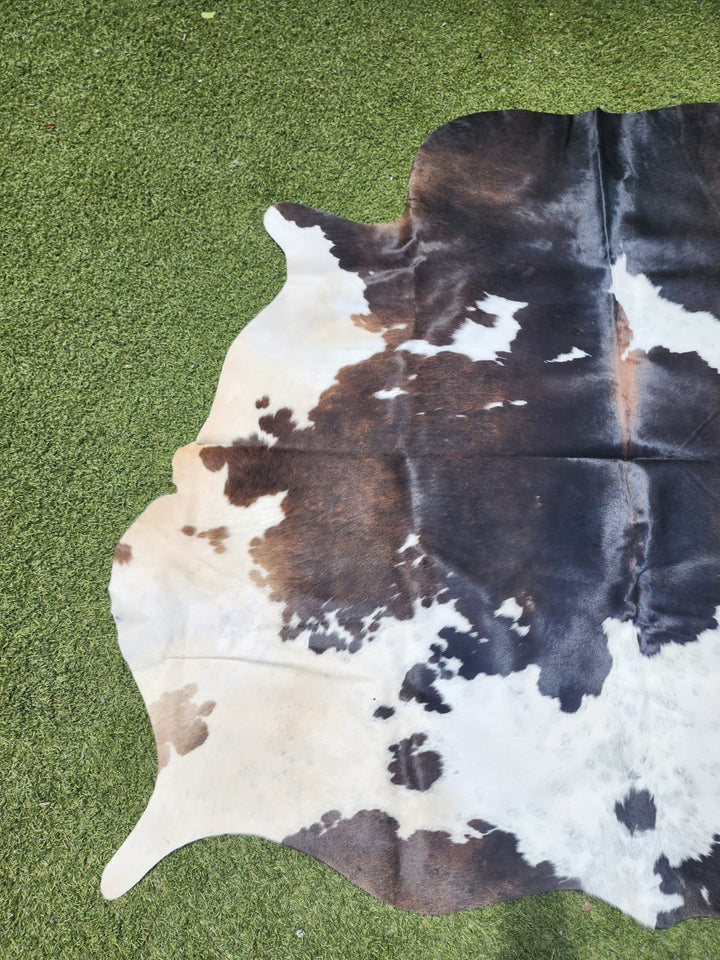 Dark Brown Cowhide Rug #1433