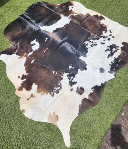 Dark Brown Cowhide Rug #1433