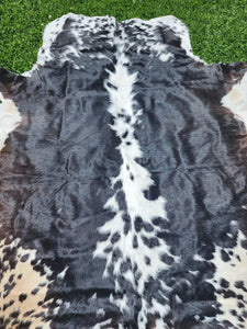 Black & White Cowhide Rug #1296