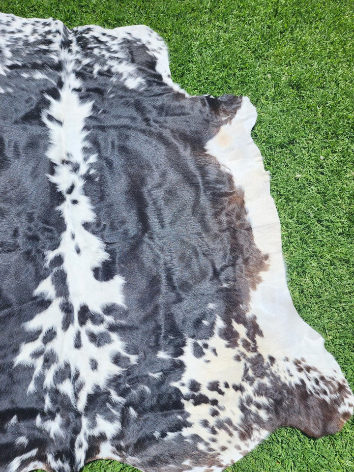 Black & White Cowhide Rug #1296