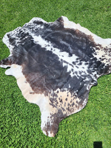 Black & White Cowhide Rug #1296