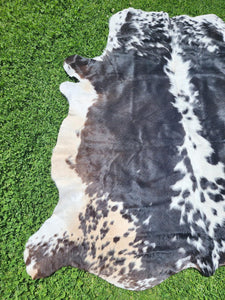 Black & White Cowhide Rug #1296